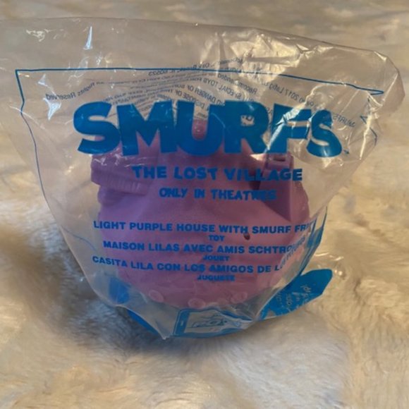 2/$30 Smurfs The Lost Village lite Purple House with Smurf Friends Happy Meal - Picture 2 of 5